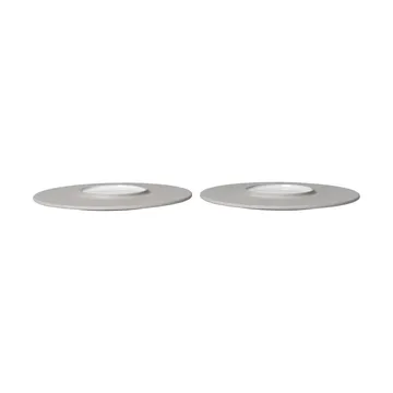 Sonae tallerken 2-pk - Grey-white, Ø22 cm - Ferm Living