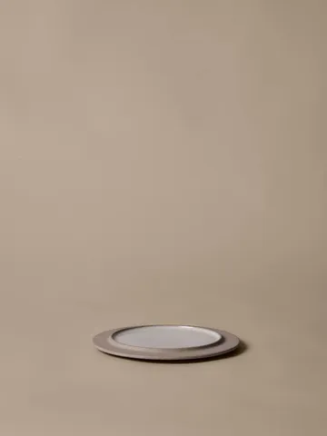 Sonae tallerken 2-pk - Grey-white, Ø22 cm - Ferm Living