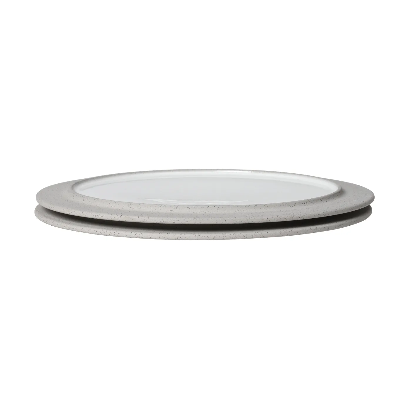 Sonae tallerken 2-pk, Grey-white, Ø28 cm Ferm Living