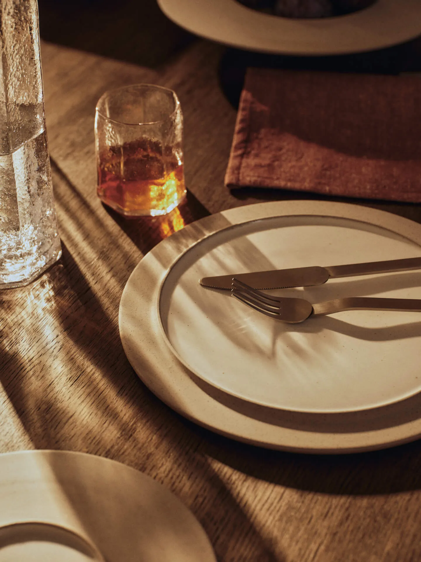 Sonae tallerken 2-pk, Grey-white, Ø28 cm Ferm Living