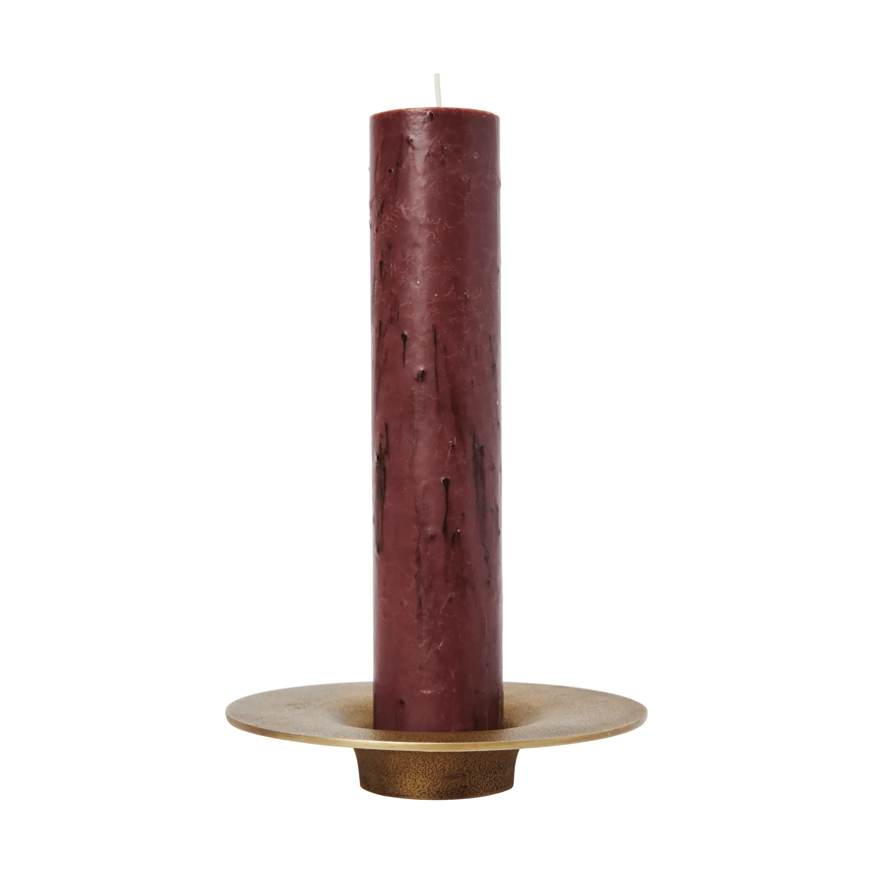 Soothe block lysestake Ø16 cm, Brass Finish Ferm Living