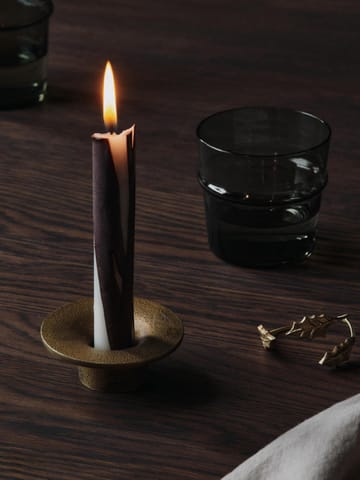Soothe lysestake Ø8 cm - Brass Finish - Ferm Living