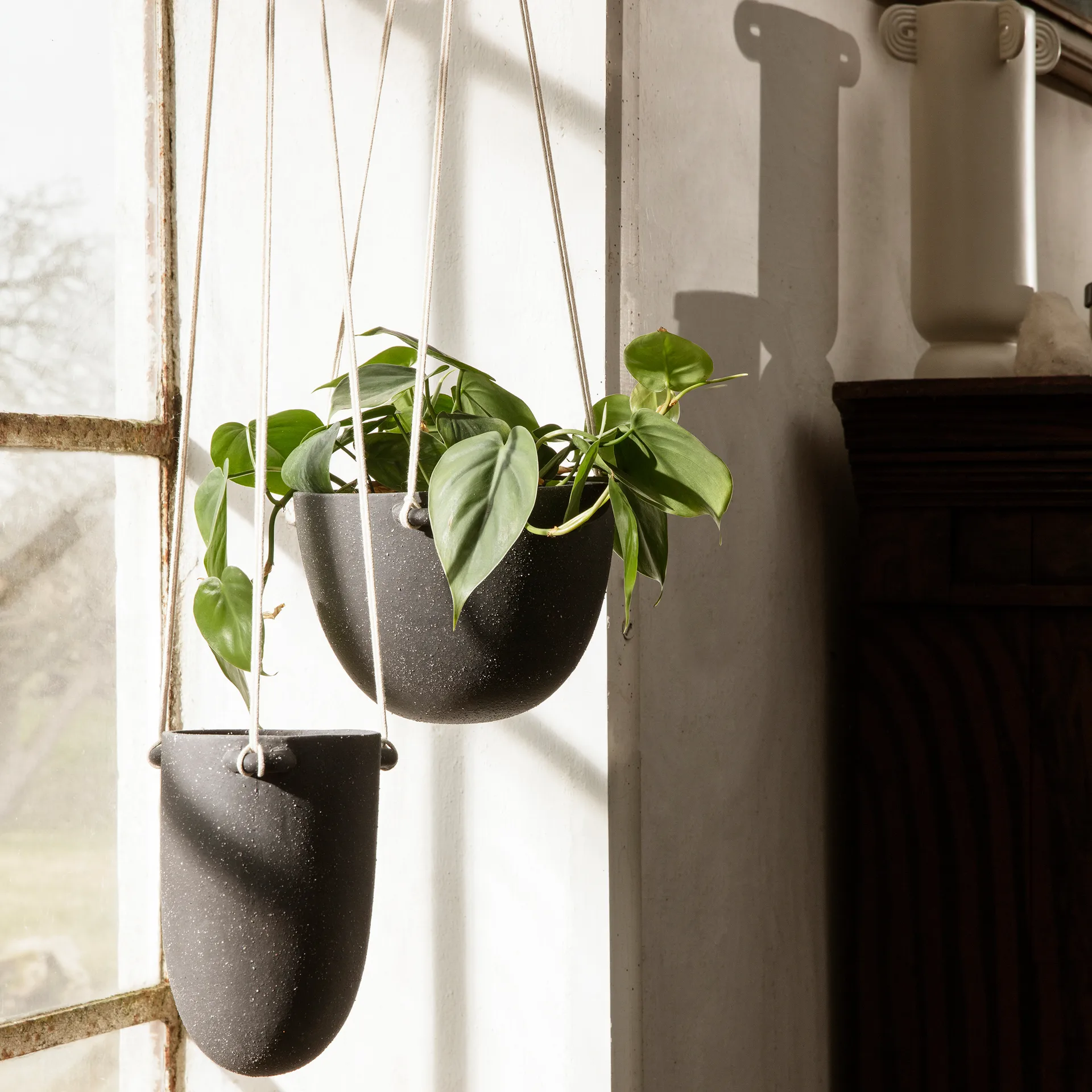 Speckle hengende krukke Ø20,5 cm, Dark grey Ferm Living