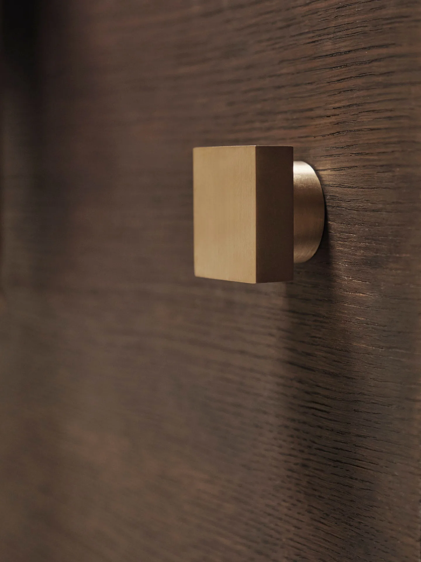 Square knagg large, Brass Ferm Living