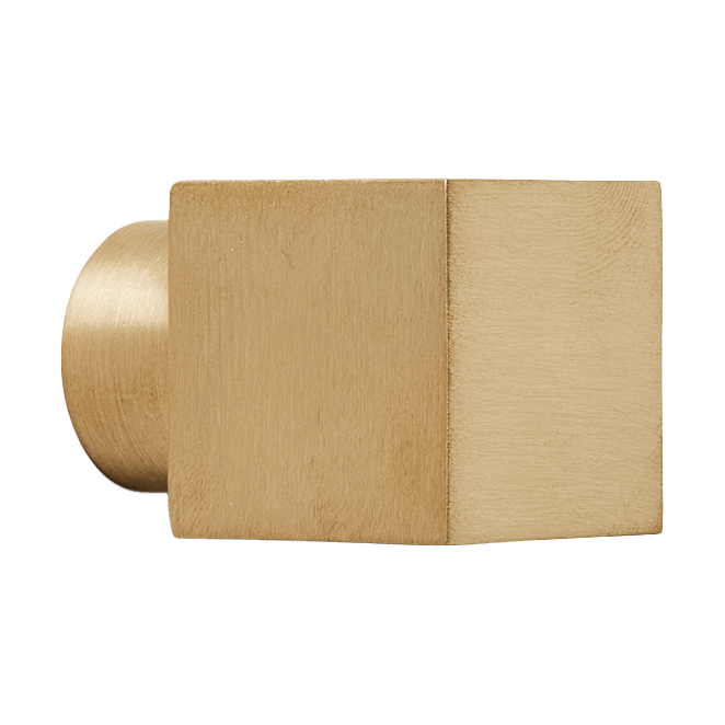 Square knagg small, Brass Ferm Living