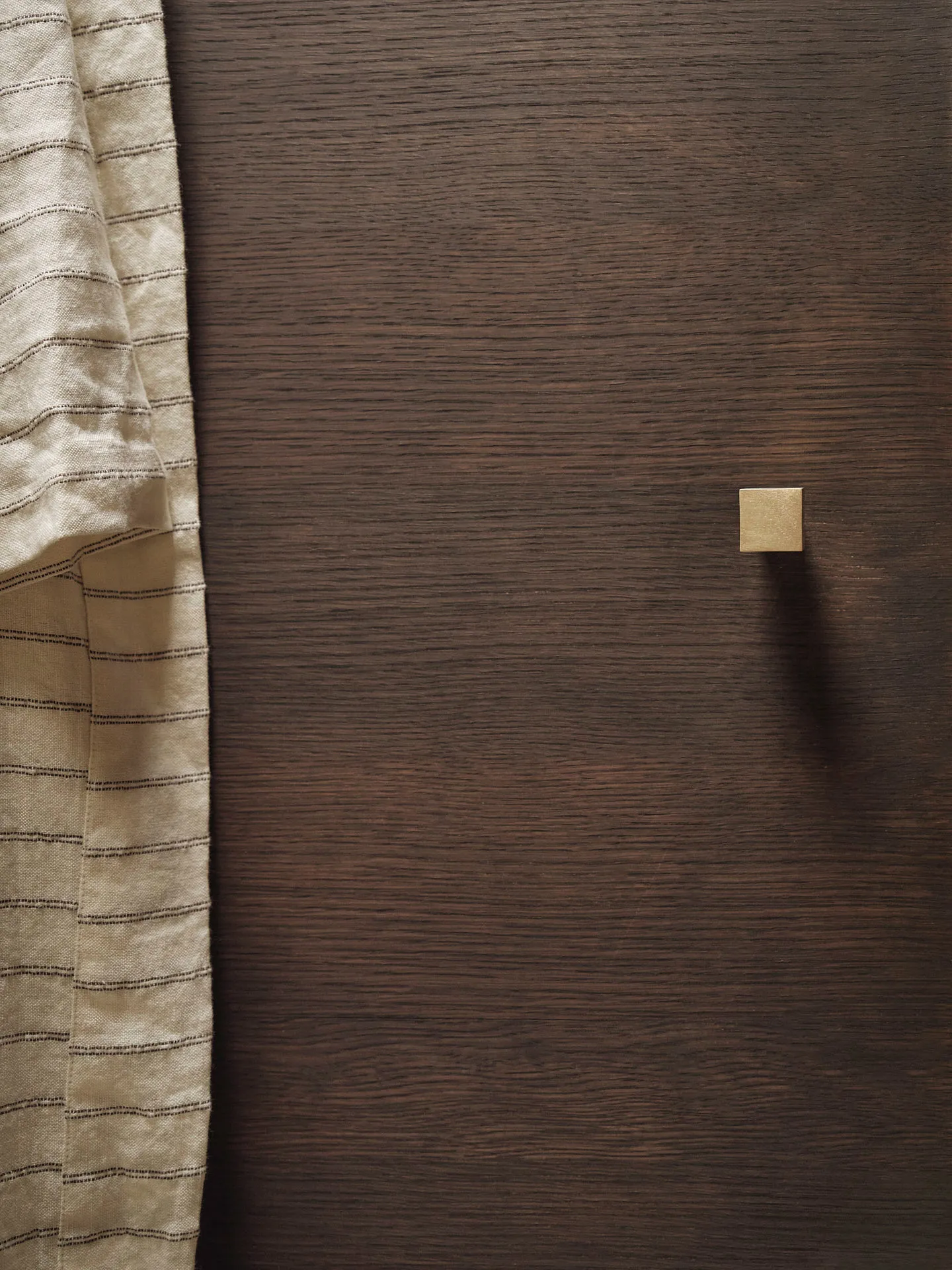 Square knagg small, Brass Ferm Living