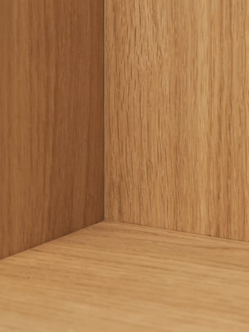 Stagger hylle low - Oiled Oak - Ferm Living