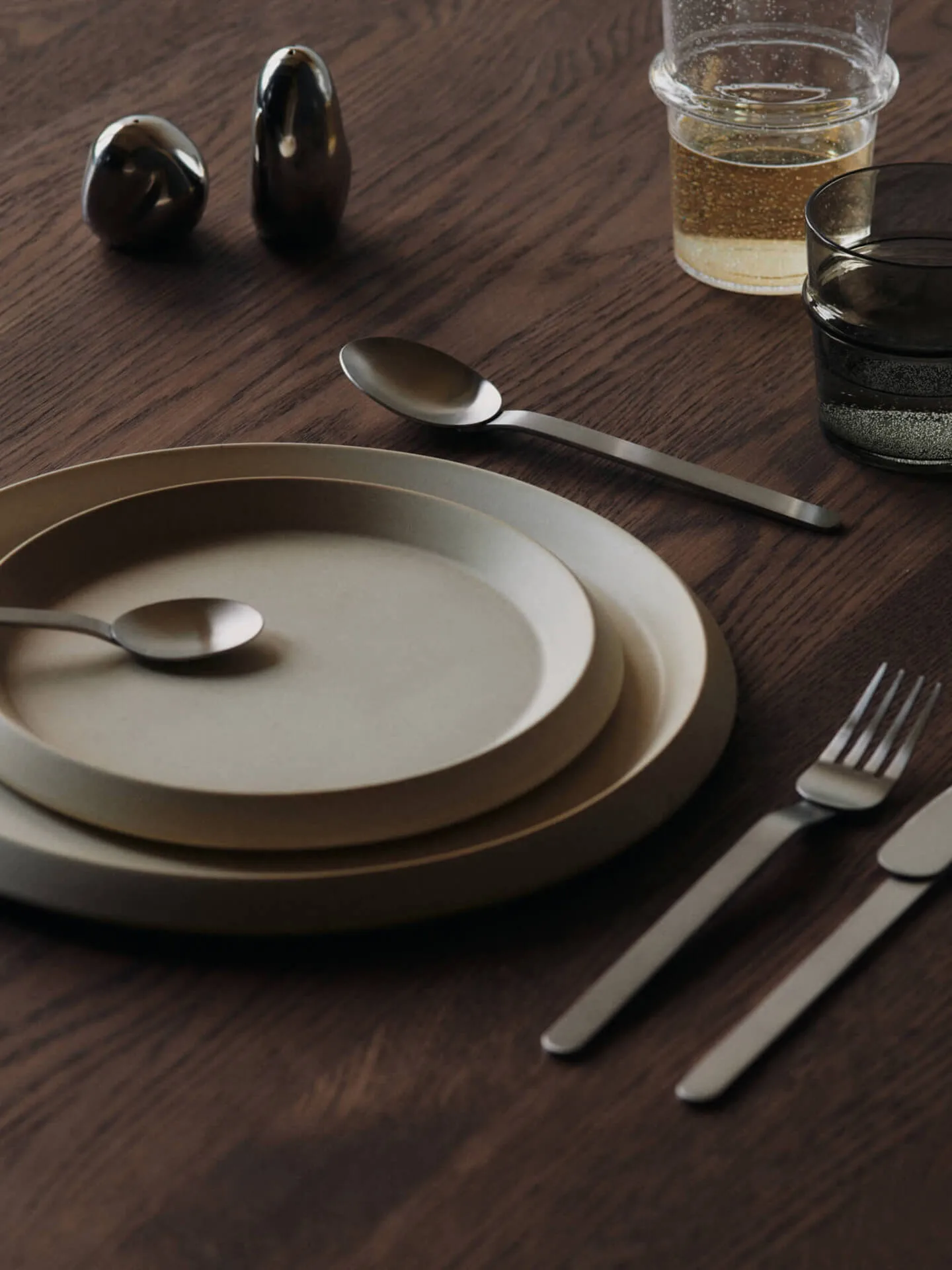 Stelo bestikksett 4 deler, Brushed Stainless Steel Ferm Living