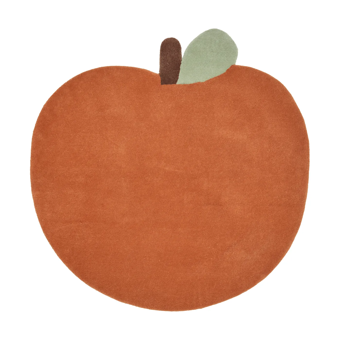Stille tuftet Apple, Brown Clay, 110x110 cm Ferm Living