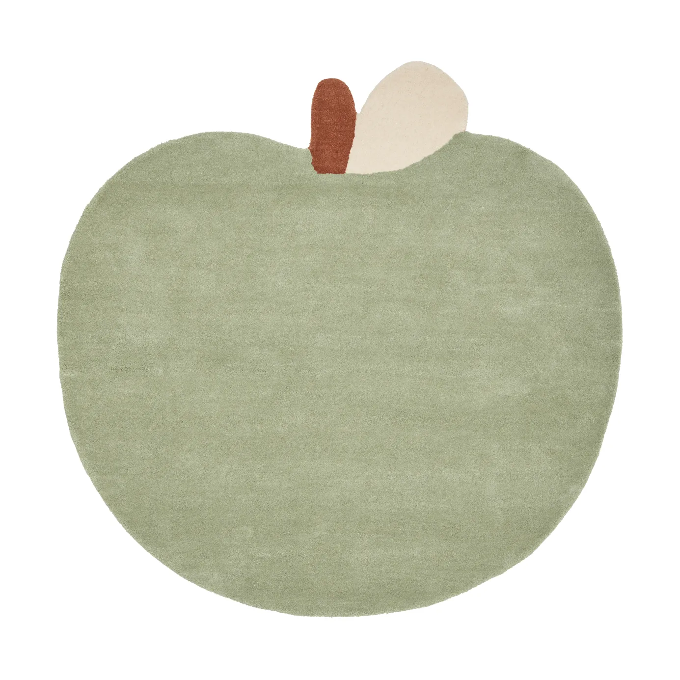Stille tuftet Apple, Tea Green, 110x110 cm Ferm Living
