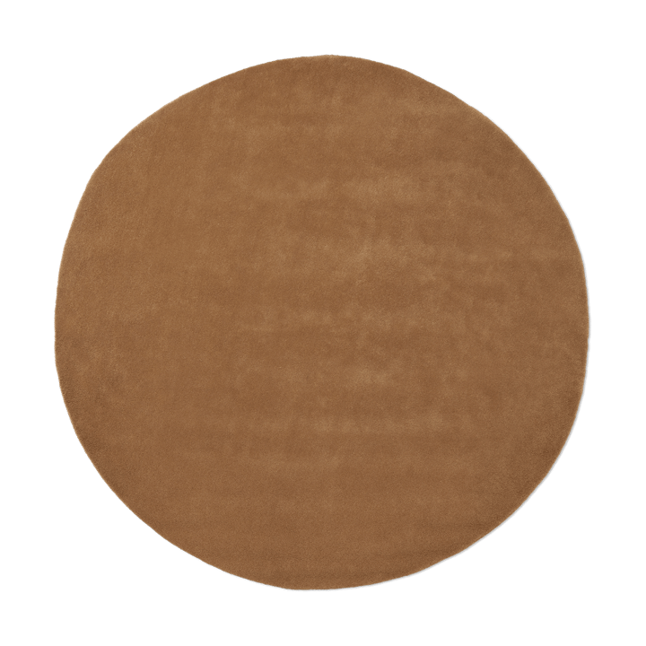 Stille tuftet teppe rundt - Toffee, Ø240 cm - Ferm Living