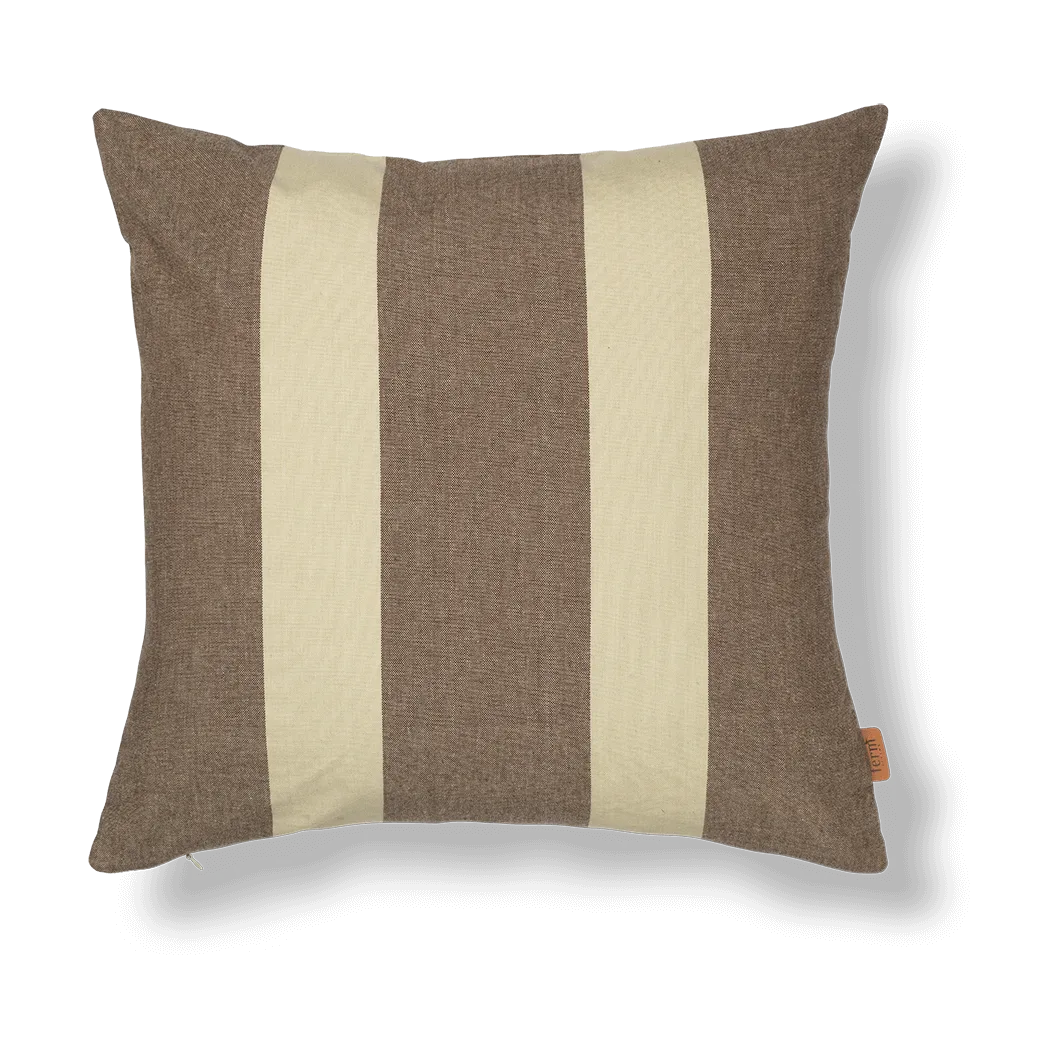 Strand outdoor putetrekk 50x50 cm, Carob brown-parchment Ferm Living