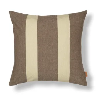 Strand outdoor putetrekk 50x50 cm - Carob brown-parchment - Ferm Living