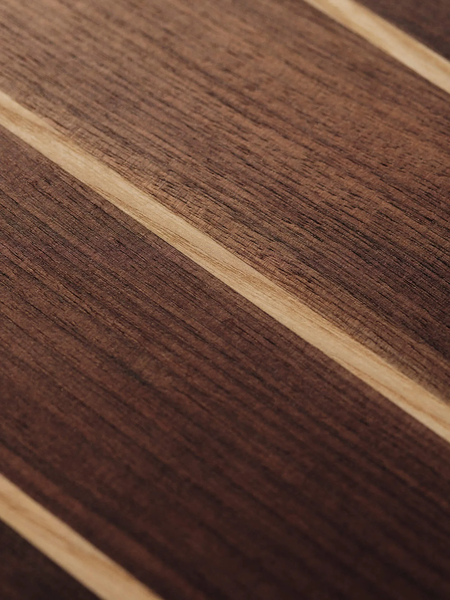 Stribe skjærefjøl fine 25x36 cm, Walnut-ash Ferm Living