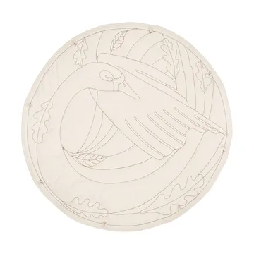 Swan baby teppe - Natural, Ø100 cm - Ferm Living
