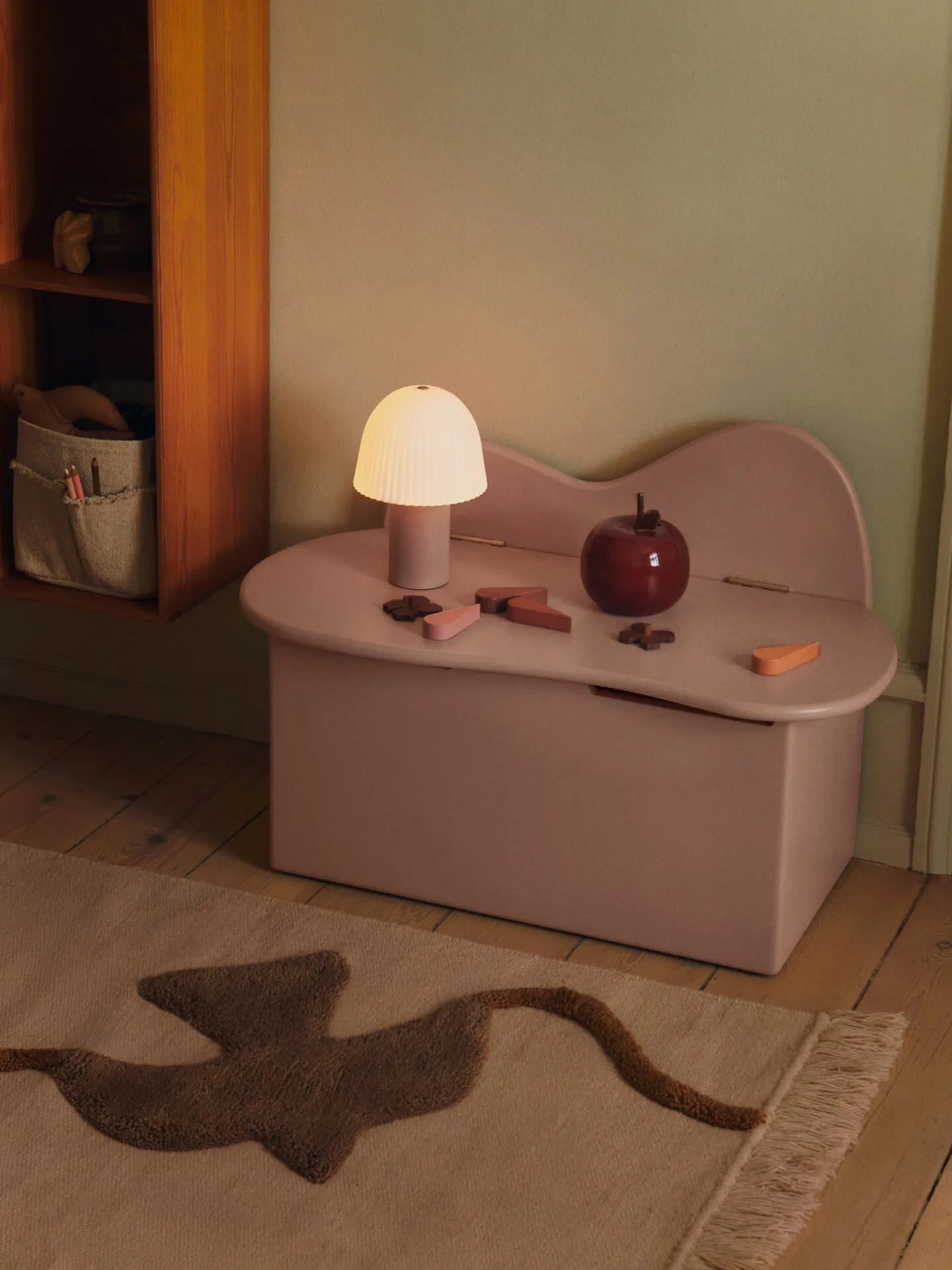 Swif bird ullteppe 140x200 cm, Multi Ferm Living