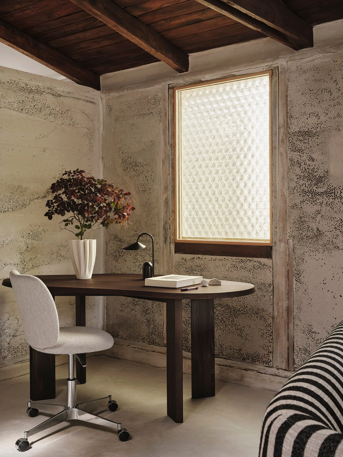 Tarn skrivebord 90x170 cm, Dark stained beech Ferm Living