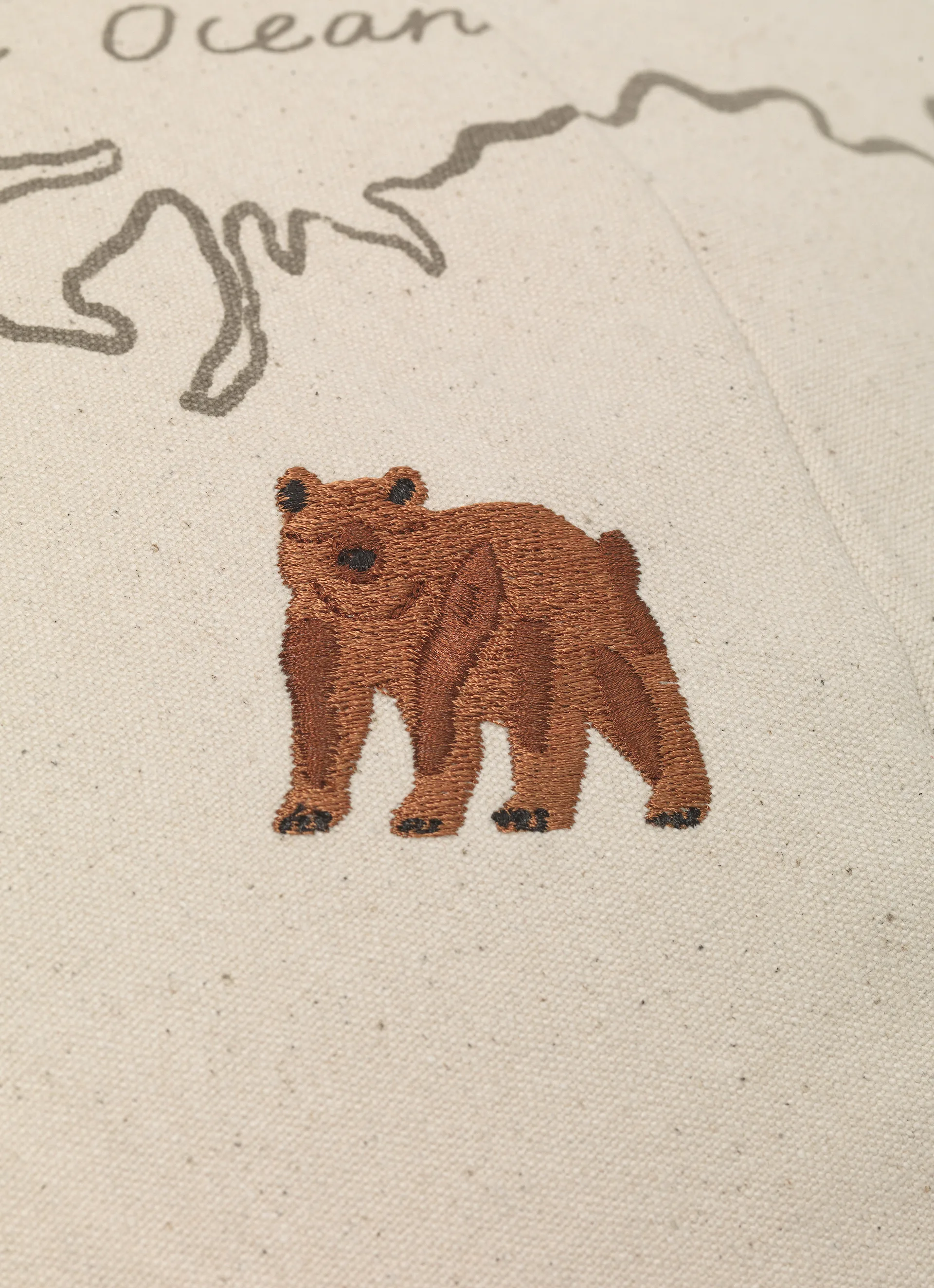 The world stoffkart, Off-white Ferm Living