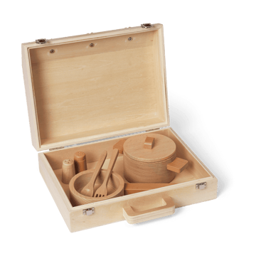 Toro Suitcase Kitchen kokesett for barn - Natural - Ferm Living