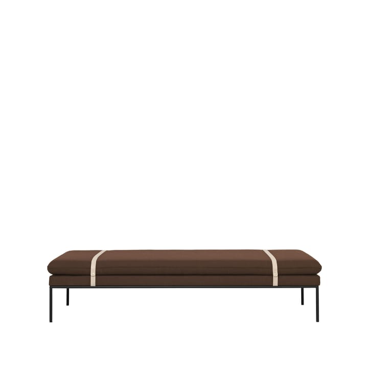 Turn dagseng - Tekstil fiord by kvadrat rust, sort stativ - Ferm Living