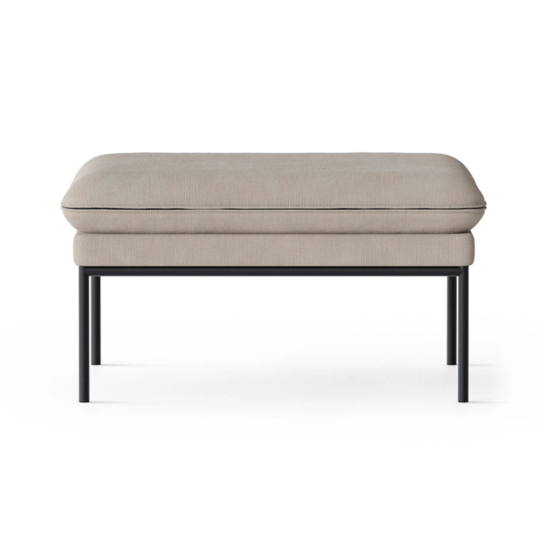 Turn pouf puff, Cotton linen natural Ferm Living