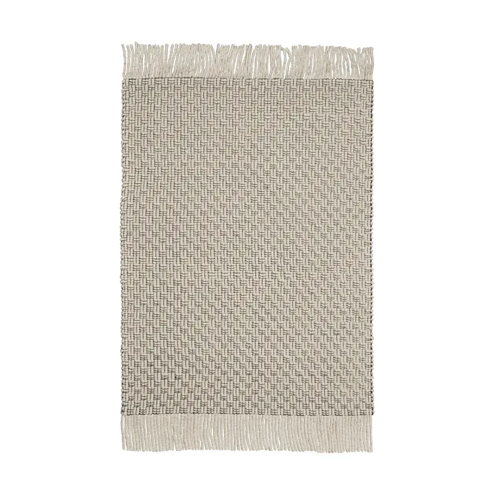 Udo teppe - Off-white-svart, 140x200 cm - Ferm Living