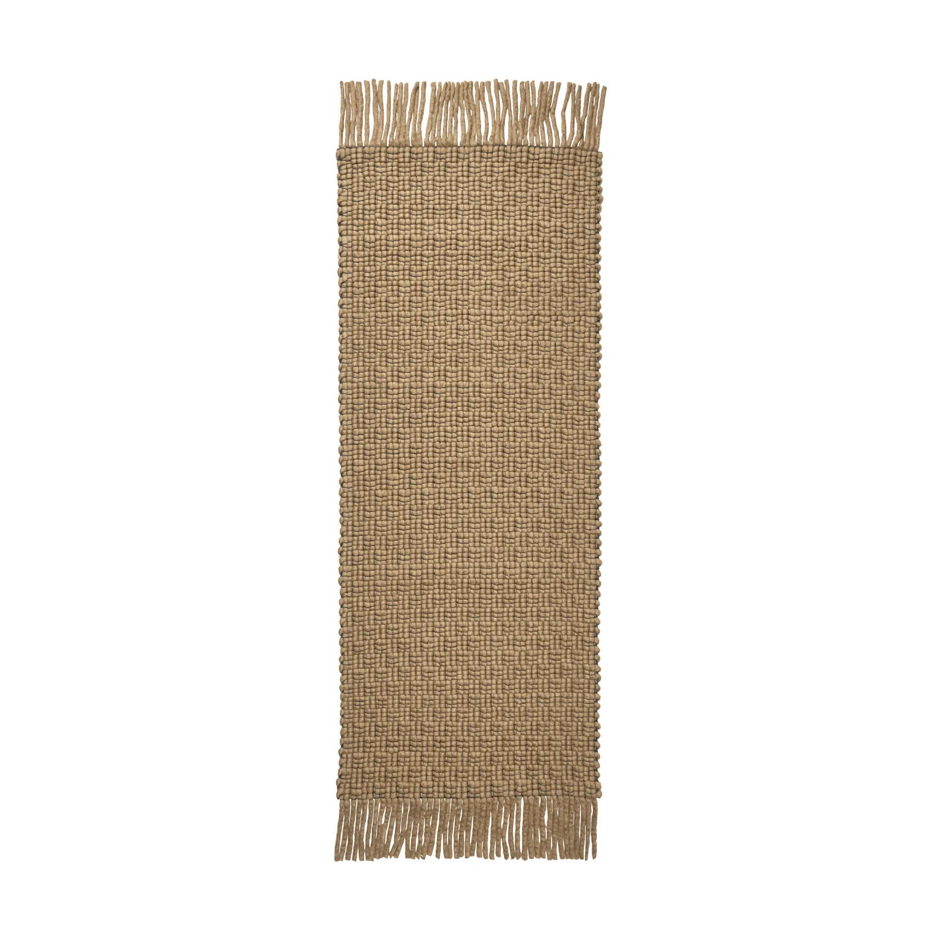 Udo teppe, Tan-black, 80x200 cm Ferm Living