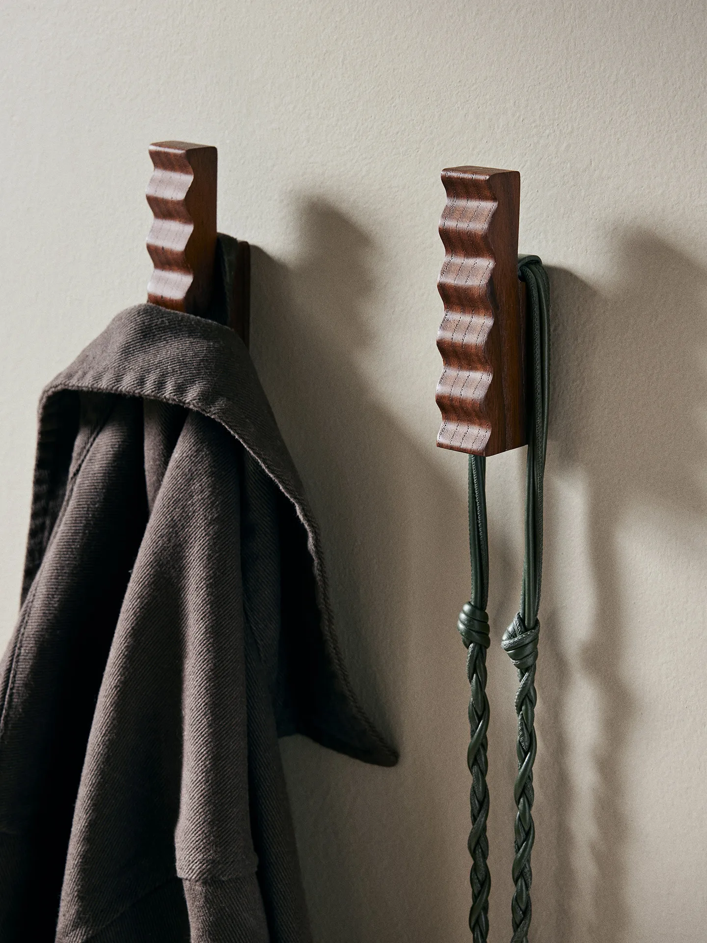 Unda krok 2-pakning, Dark Brown
​ Ferm Living