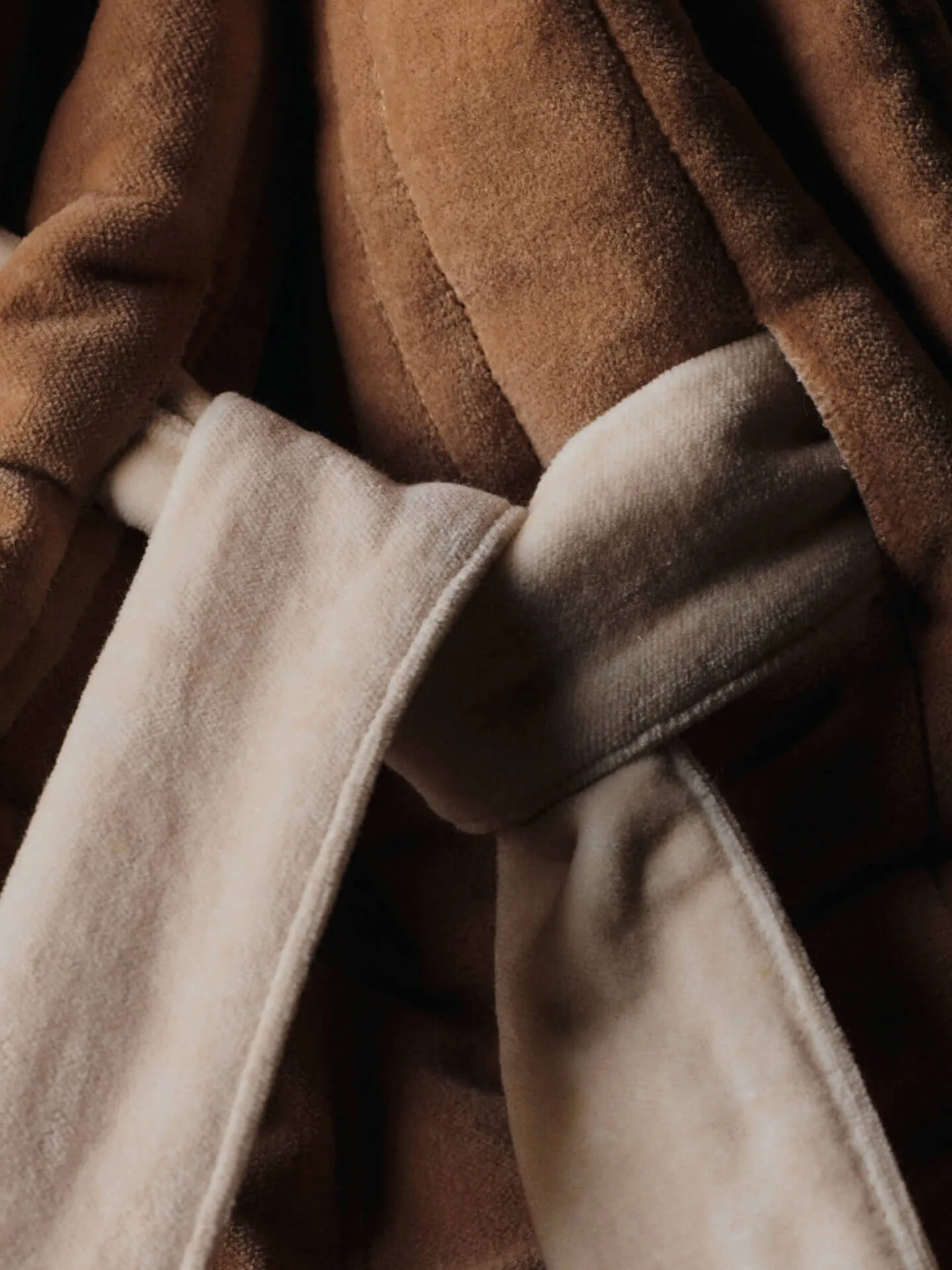 Vari quiltet sekk 50x70 cm, Velvet-tan Ferm Living