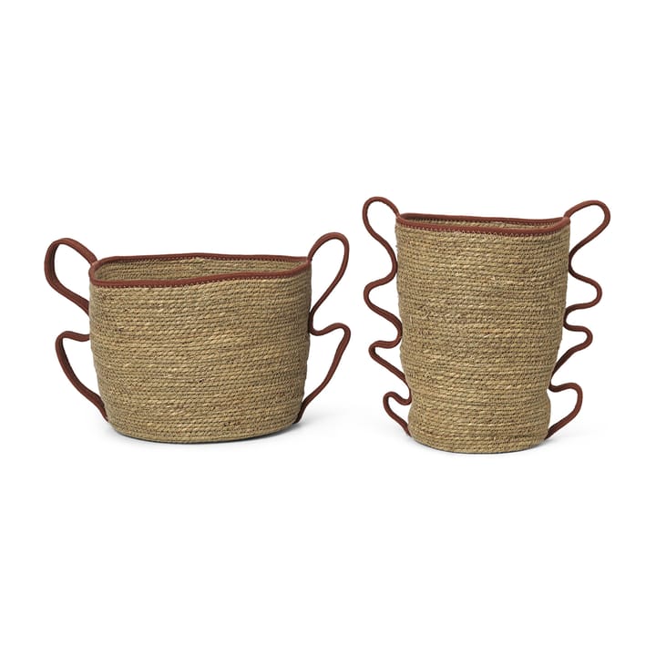 Verso oppbevaringskurv 2 deler - Brick
​ - Ferm Living