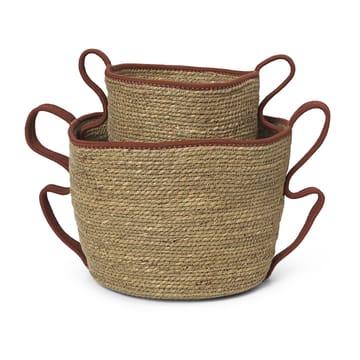 Verso oppbevaringskurv 2 deler - Brick
​ - Ferm Living
