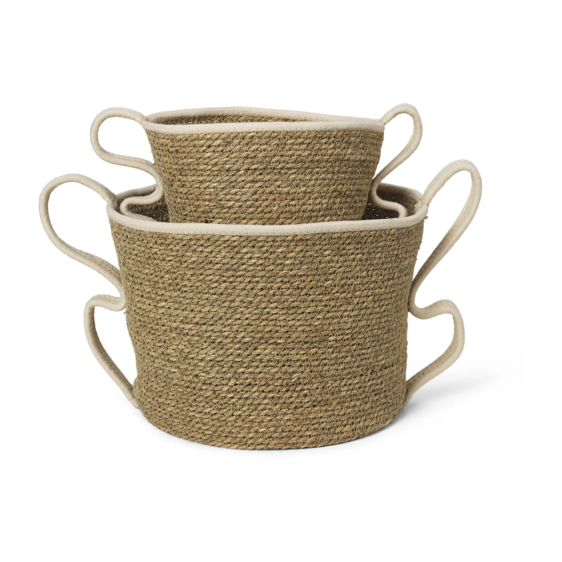 Verso oppbevaringskurv 2 deler, Off-white Ferm Living