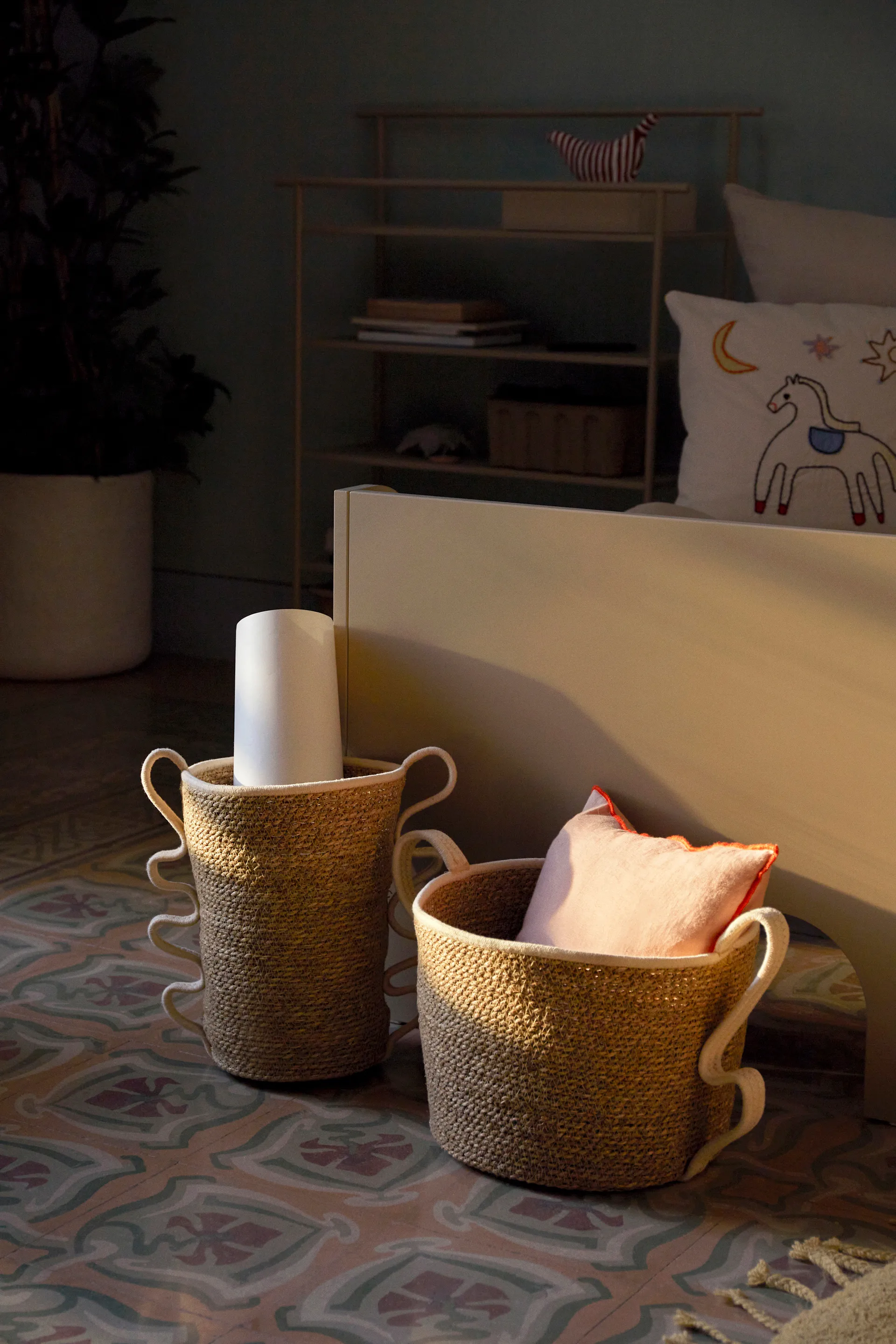 Verso oppbevaringskurv 2 deler, Off-white Ferm Living