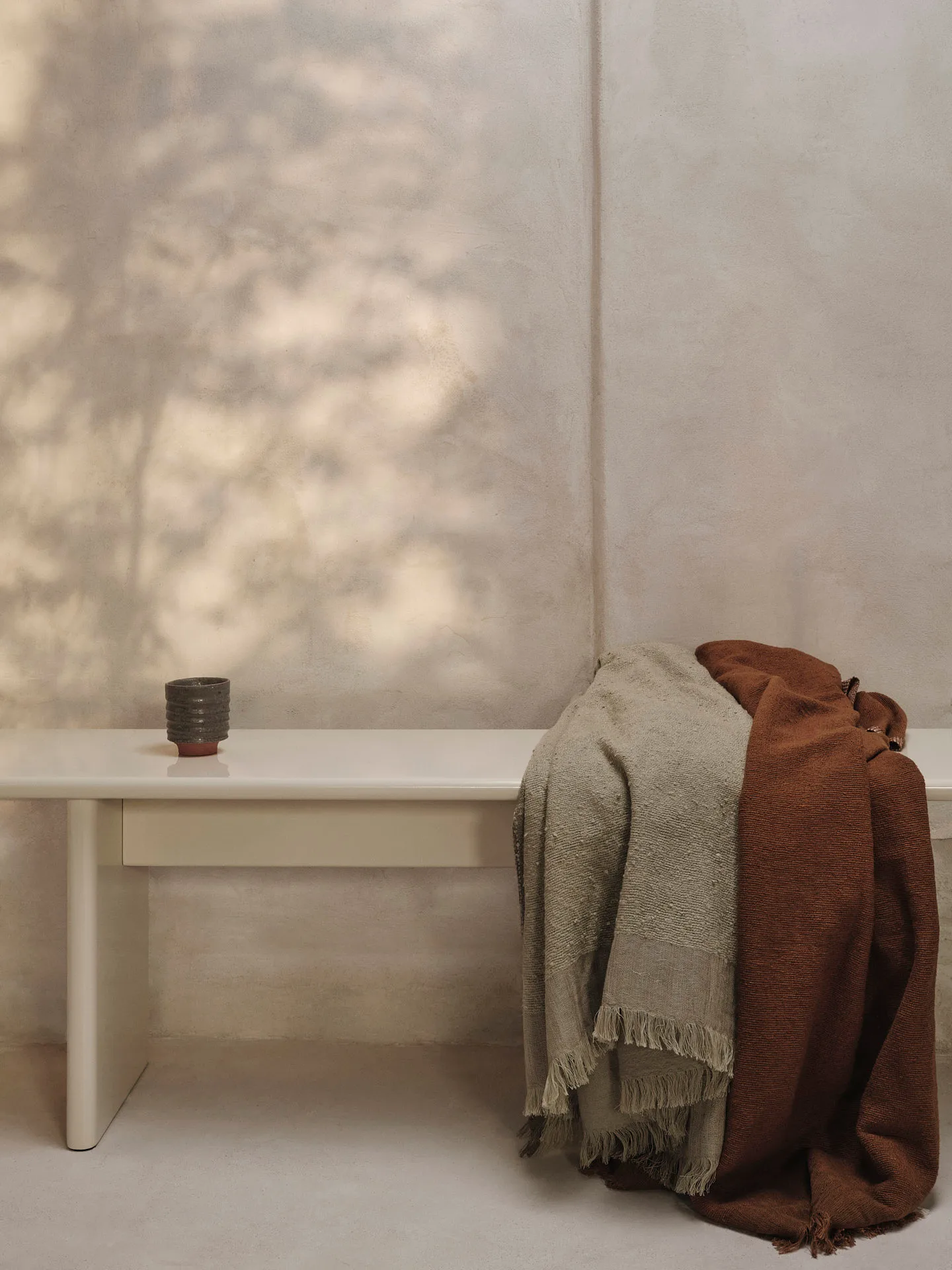 Weaver pledd 120x170 cm, Grey green Ferm Living