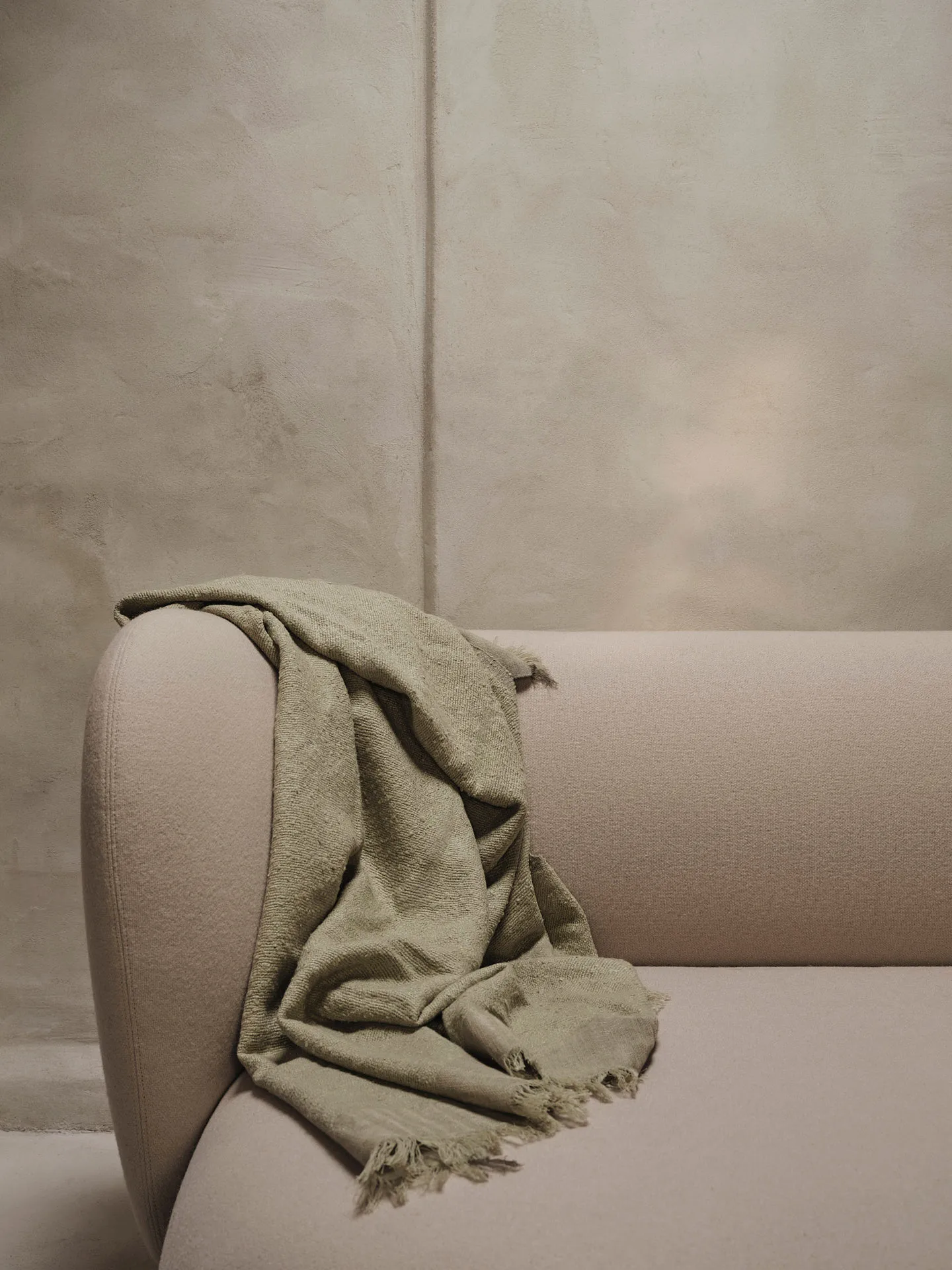 Weaver pledd 120x170 cm, Grey green Ferm Living