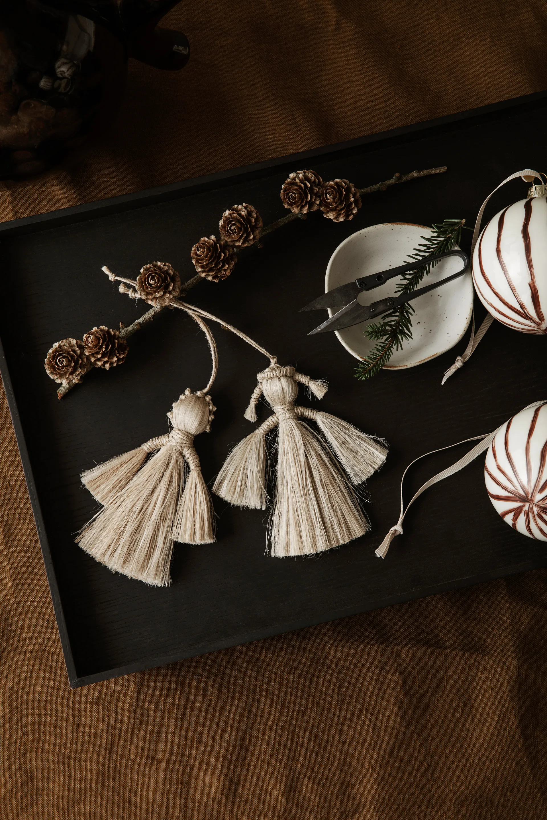 Wing angels juletrepynt 9 cm 2-pakn., Natural Ferm Living