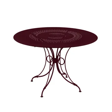 1900 bord Ø117 cm - Black cherry (vinrød) - Fermob