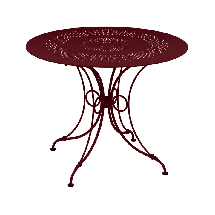 1900 bord Ø96 cm - Black cherry (vinrød) - Fermob