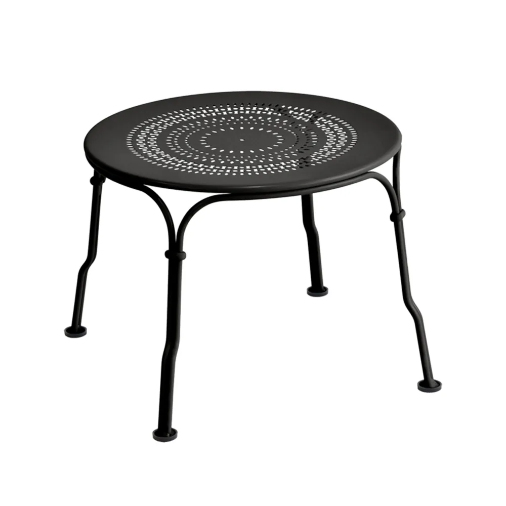 1900 bord lavt, Liquorice (svart) Fermob