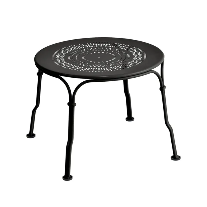 1900 bord lavt - Liquorice (svart) - Fermob
