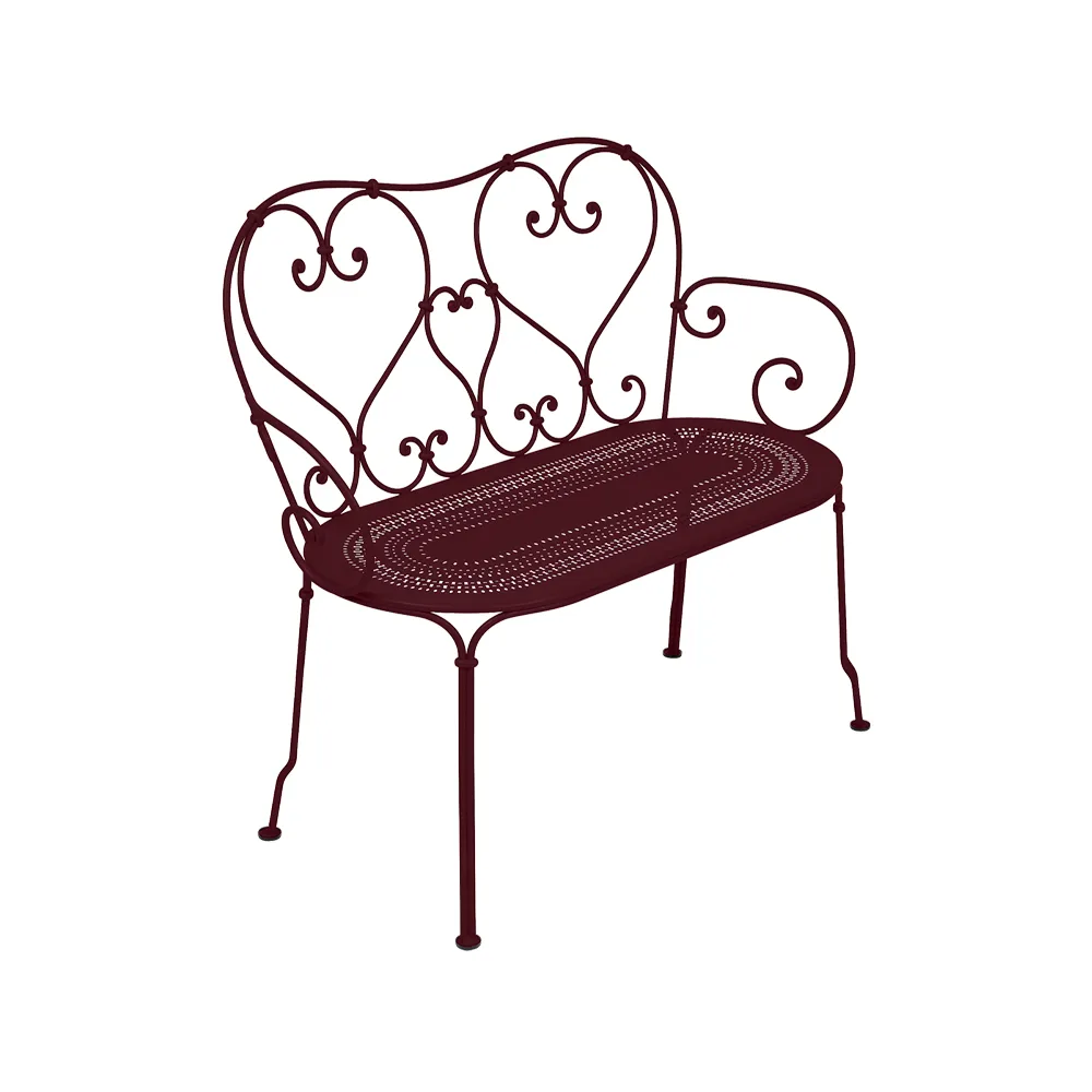 1900 sofa, Black cherry (vinrød) Fermob