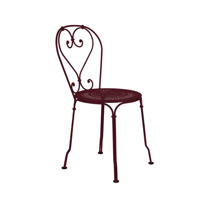 1900 stol - Black cherry (vinrød) - Fermob