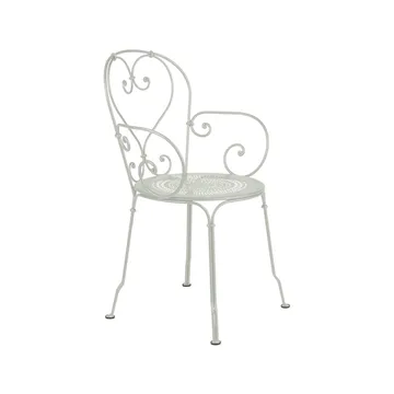 1900 stol med armlener - Clay grey (grå) - Fermob