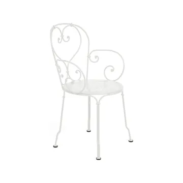 1900 stol med armlener - Cotton white - Fermob