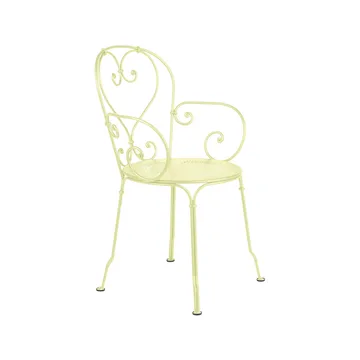 1900 stol med armlener - Frosted lemon - Fermob