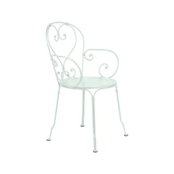 1900 stol med armlener - Ice mint - Fermob