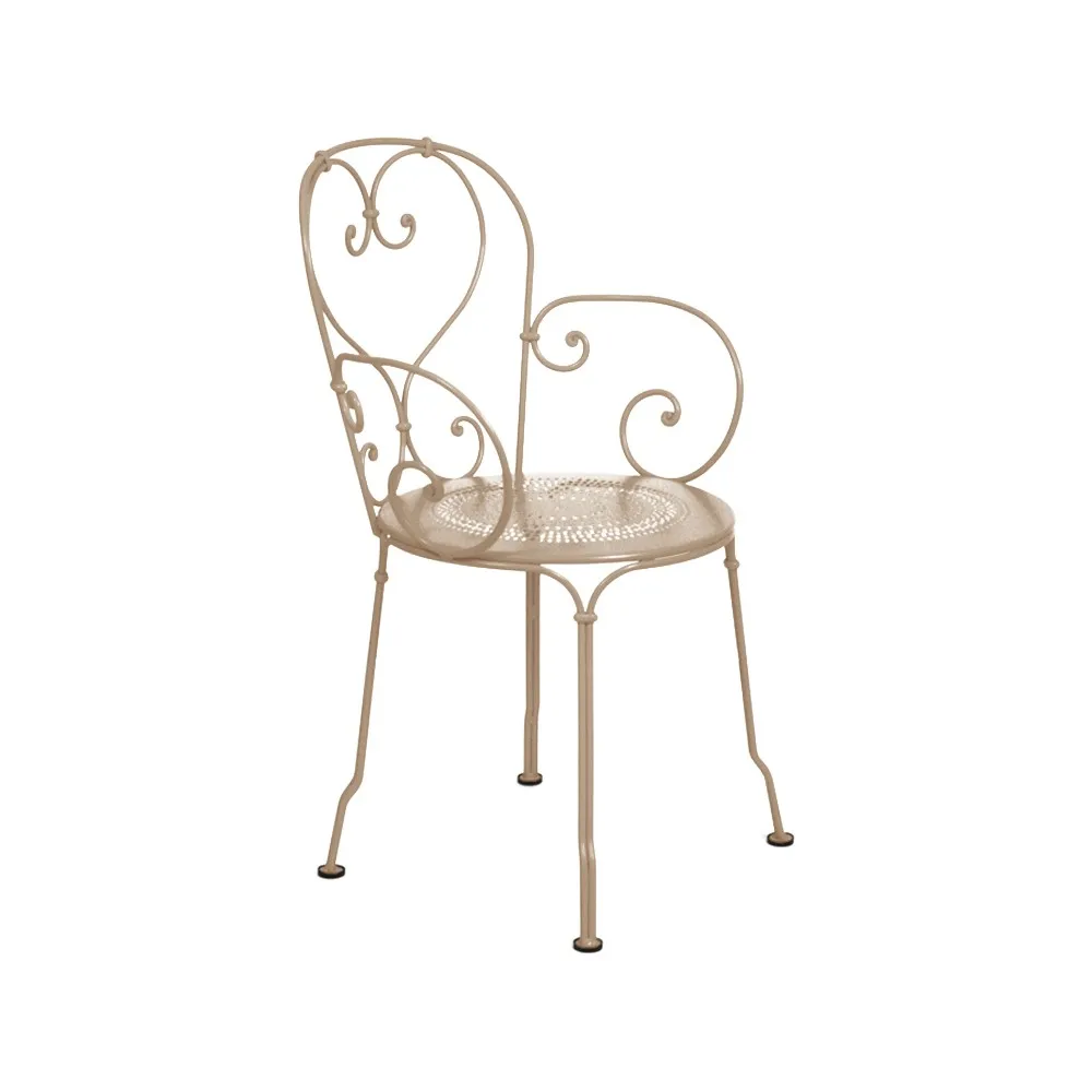 1900 stol med armlener, Nutmeg (beige) Fermob