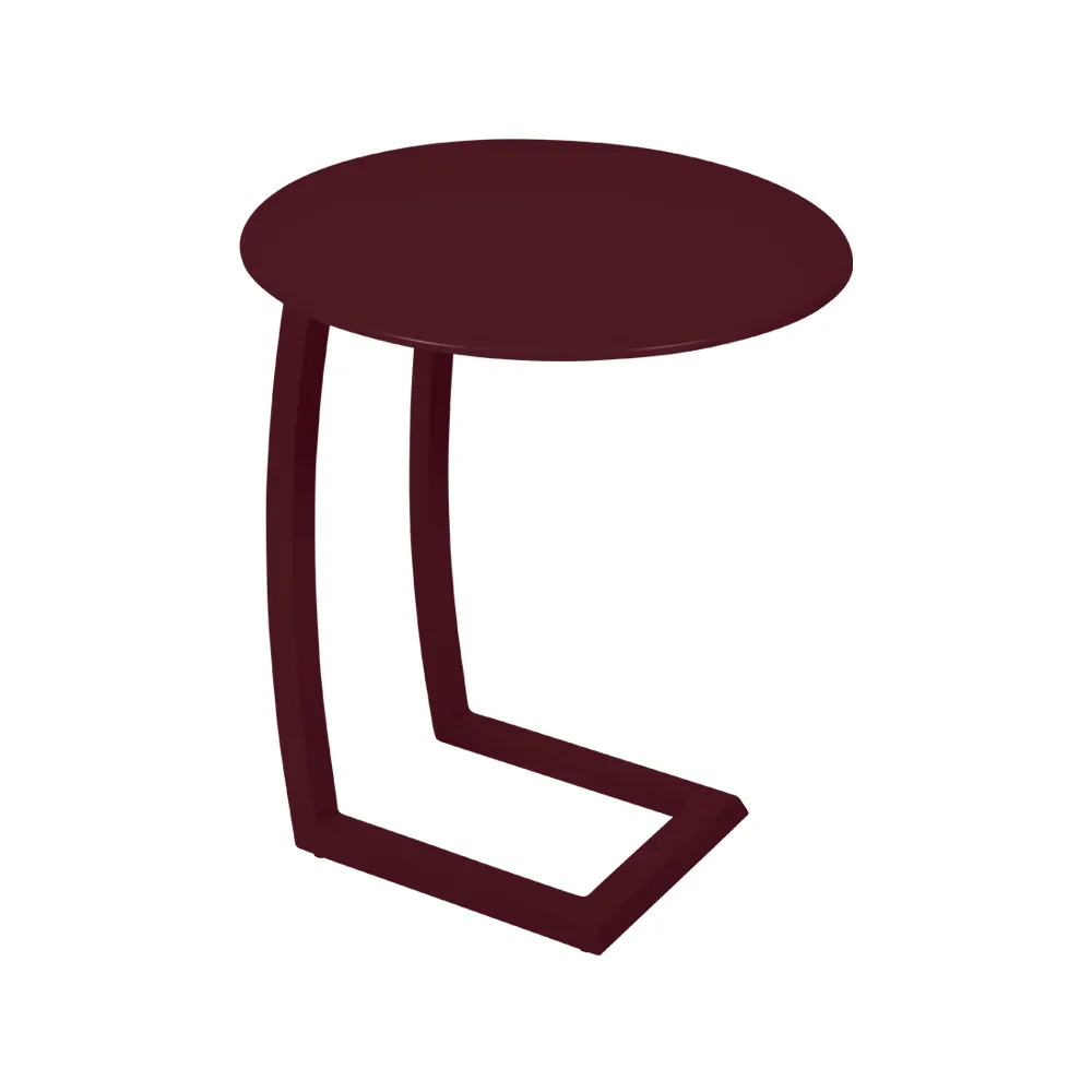 Alize Offset bord, lavt, Black cherry (vinrød) Fermob
