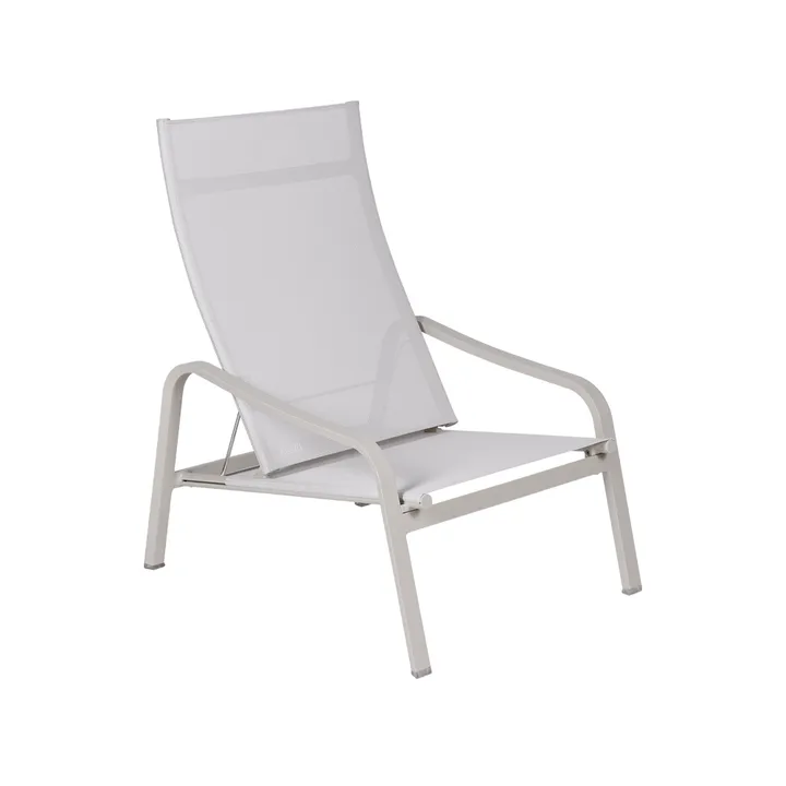 Alize stol med armlener, lav - Clay grey - Fermob