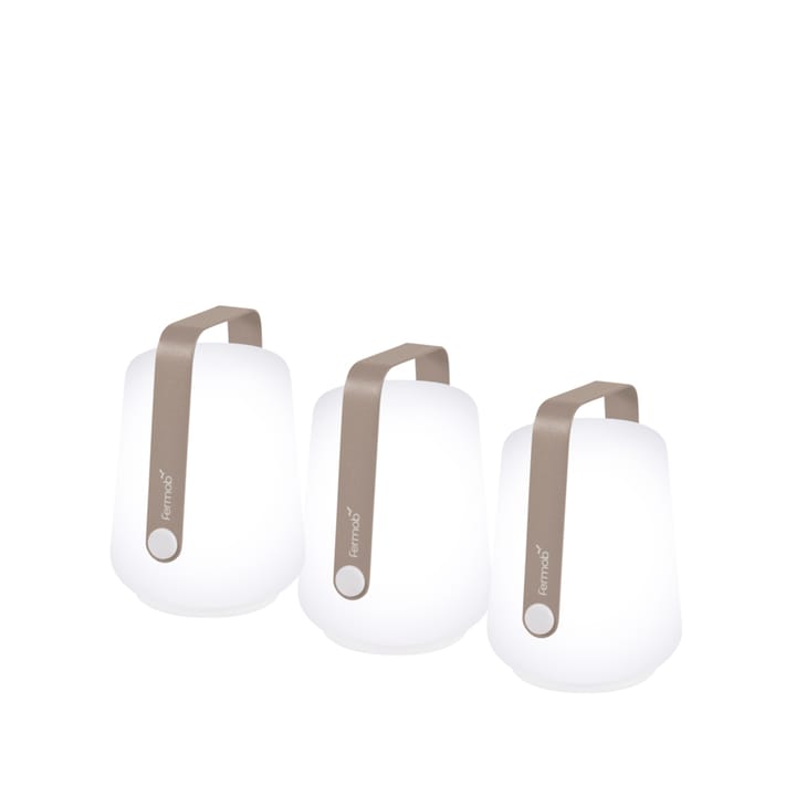 Balad bordlampe LED 3-pakk - Nutmeg-mini - Fermob